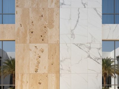 Travertine marble comparison