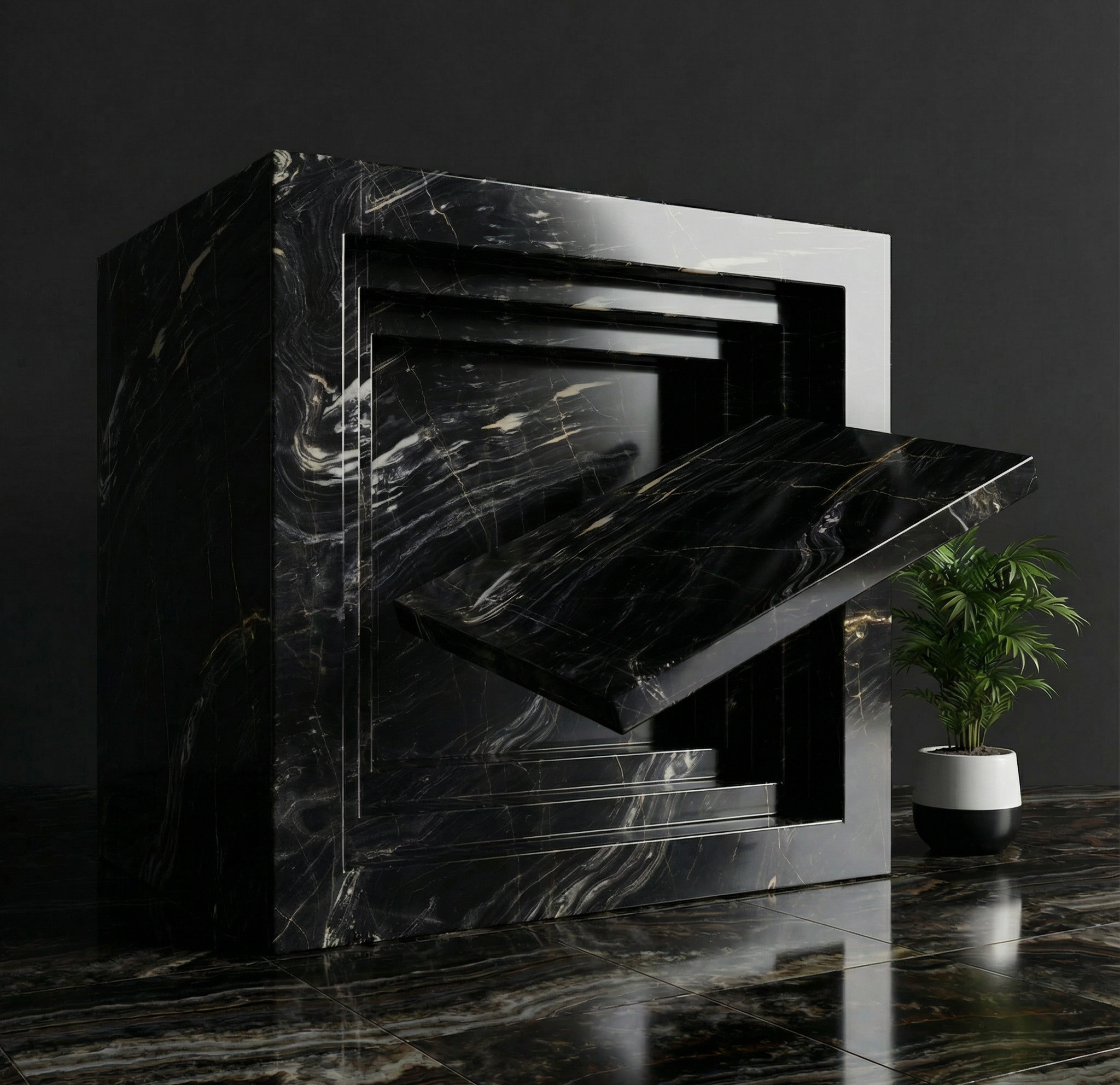 Belvedere Black Granite Belvedere Black Granite - Image 1