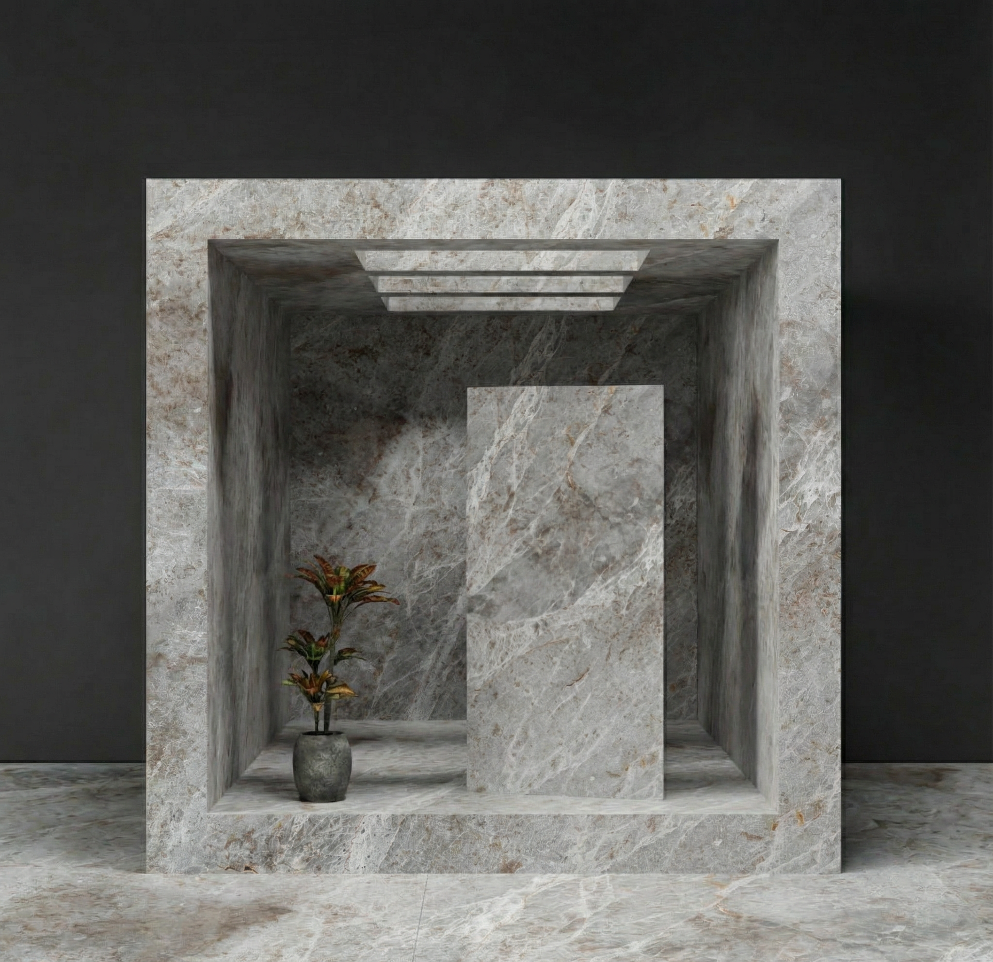 Gray_Marble_Interior_Update Taj Mahal - تصویر 1